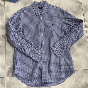MENS polo Ralph Lauren blue plaid button down